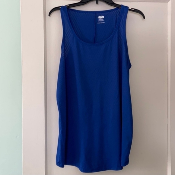 Maurices inMOTION Workout Tank Blue Women's Plus Size 3X Dr-Fit Athletic EUC - Picture 1 of 6